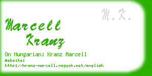 marcell kranz business card